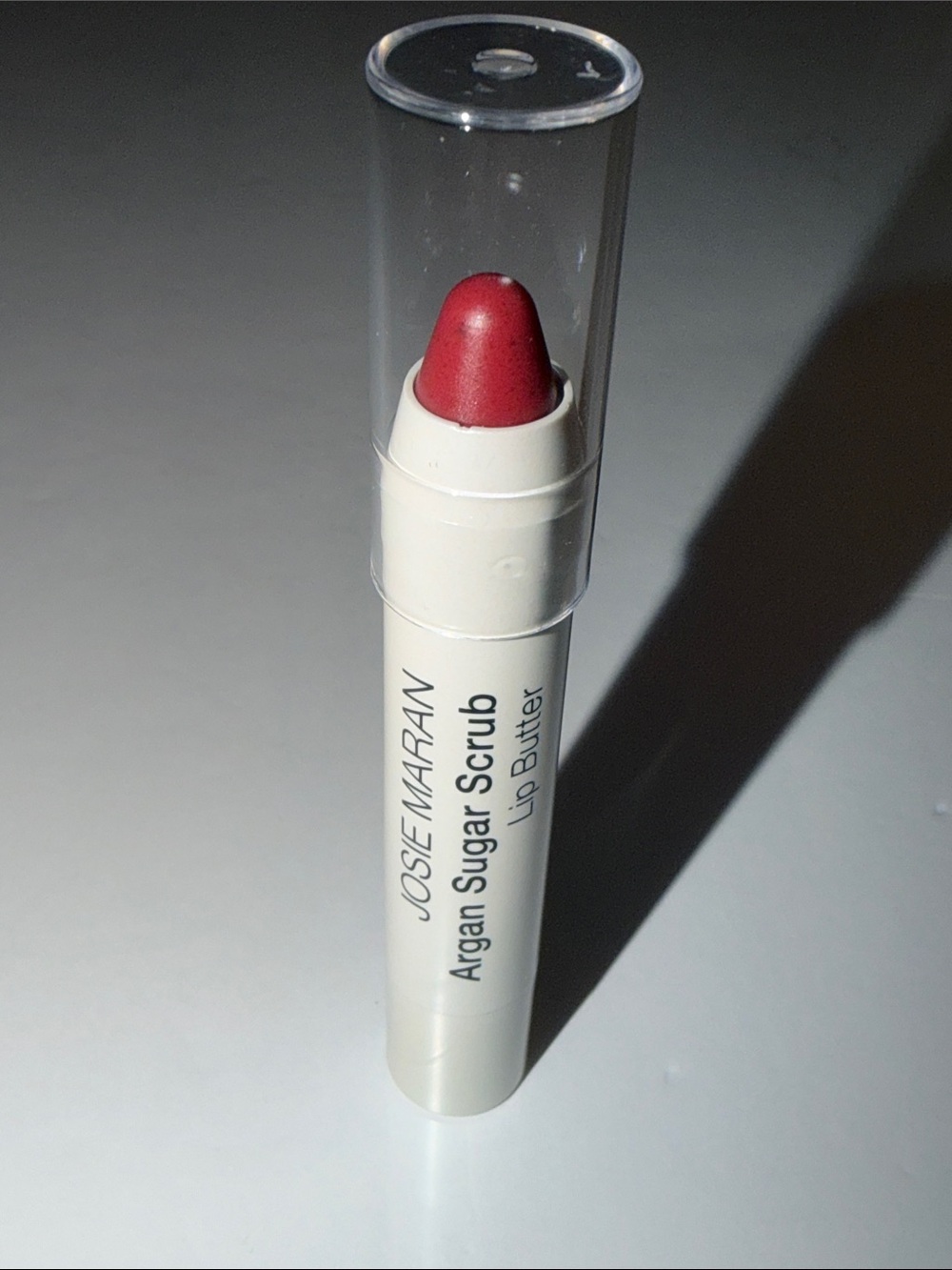 JOSIE MARAN Lip Exfoliator Argan Sugar Scrub Lip Butter Juicy Berry 2.5g/0.08oz - Picture 3 of 7